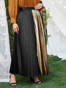 SHEIN Váy Plus Size Dây kéo Khối Màu Hấp dẫn - Nhiều màu - Xem 4