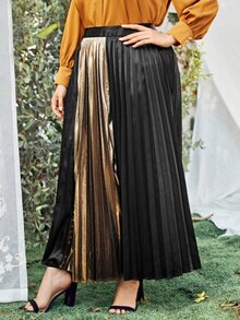 SHEIN Váy Plus Size Dây kéo Khối Màu Hấp dẫn - Nhiều màu - Xem 5