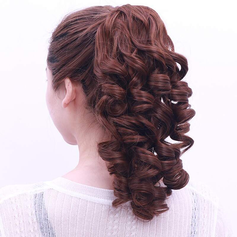 

Curly Ponytail Extension, Brown