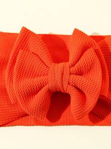 8pcs Baby Bow Decor Hair Band Love Valentine