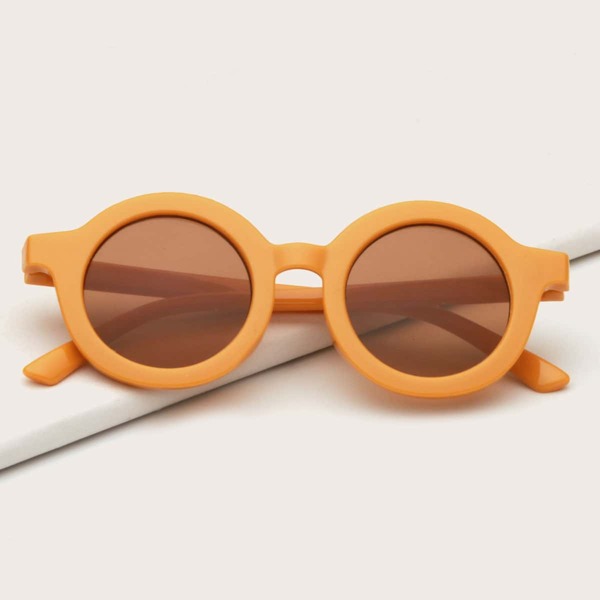 

Kids Round Frame Sunglasses, Yellow
