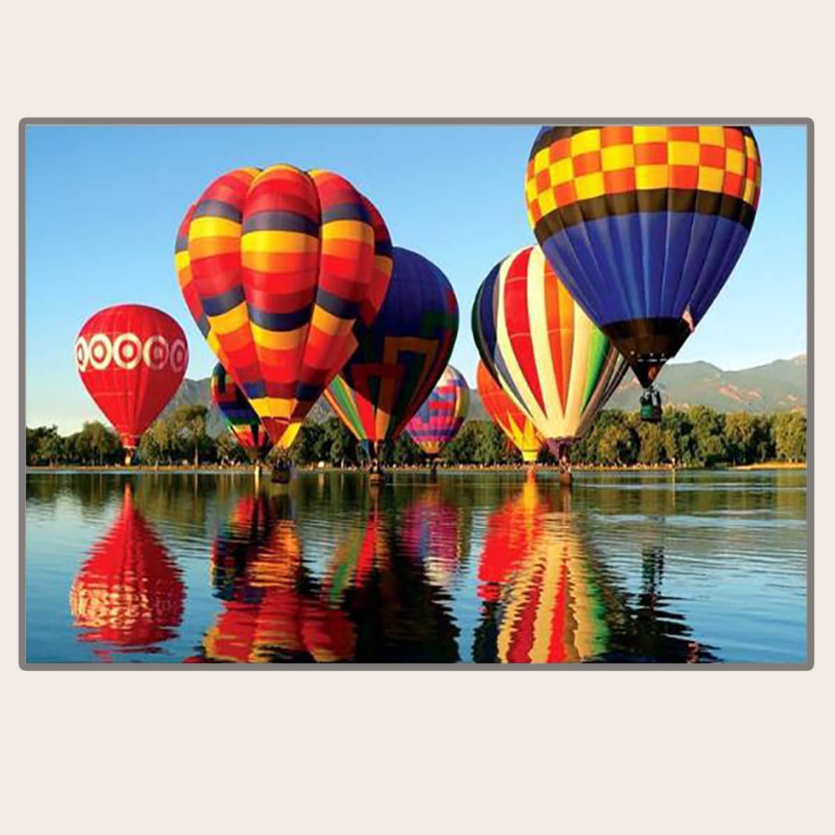 

Hot Air Balloon Diamond Painting Without Frame, Multicolor