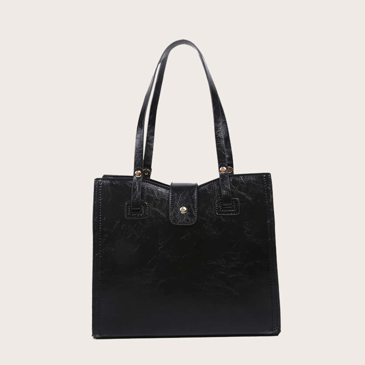 

Minimalist Tote Bag, Black