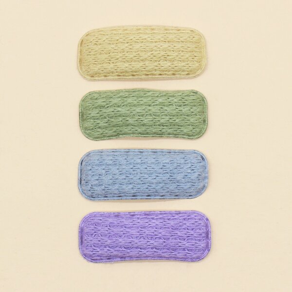 

4pcs Toddler Girls Solid Hair Clip, Multicolor