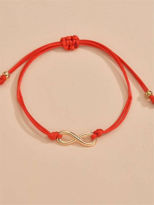 無窮裝飾繩索手鐲