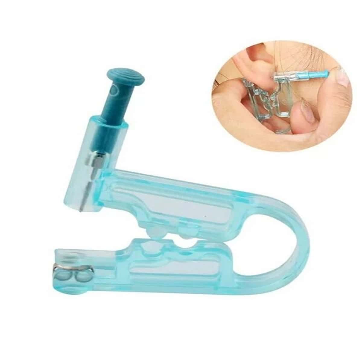 

One Time Use Disposable Ear Piercing Tool, Blue