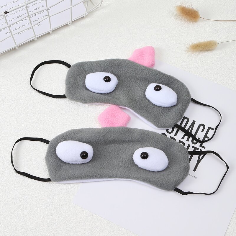 

1pc Cartoon Animal Eye Cover, Grey