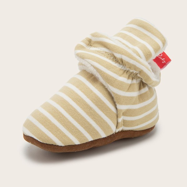 

Baby Girl Striped Wide Fit Boots, Yellow