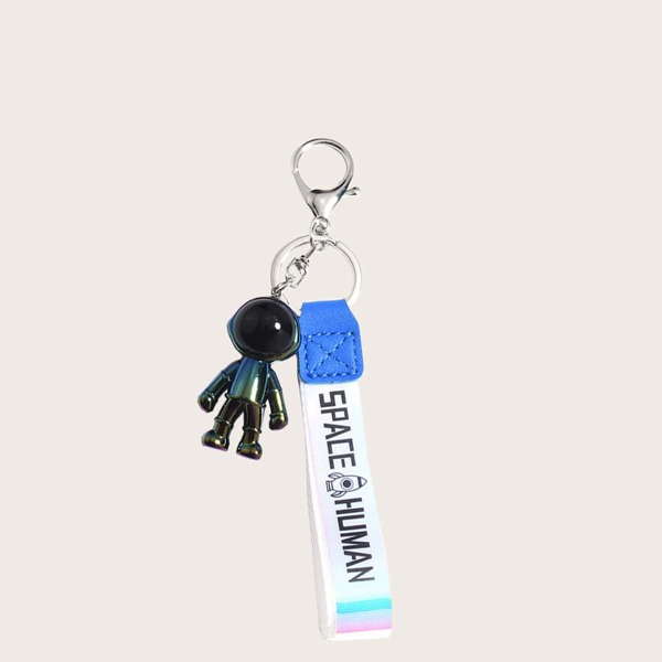 

Kids Figure Decor Bag Charm, Black