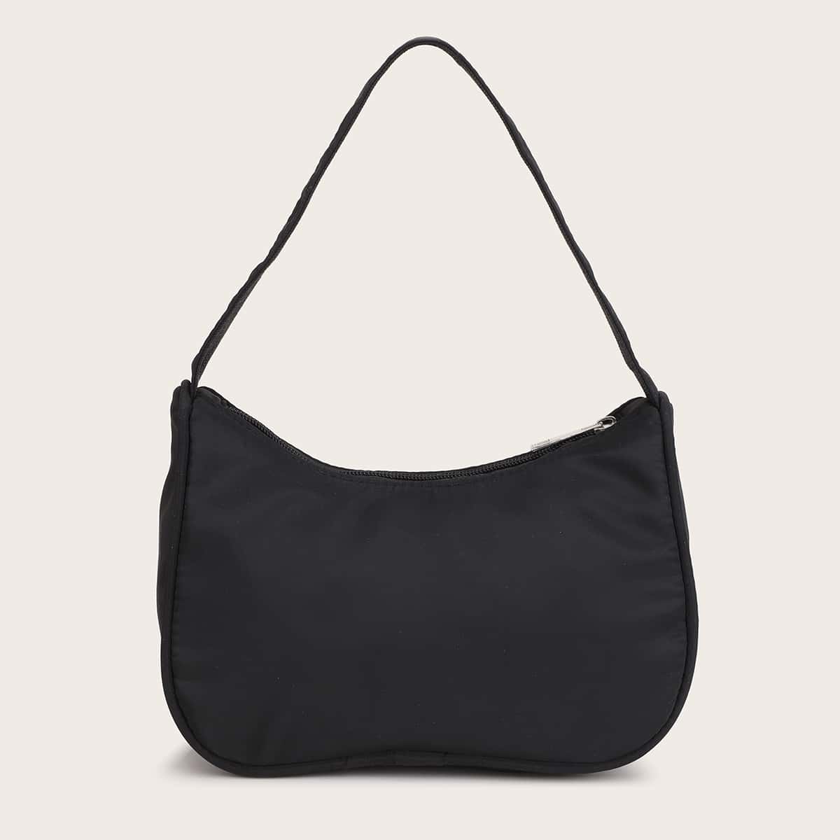 

Minimalist Baguette Bag, Black