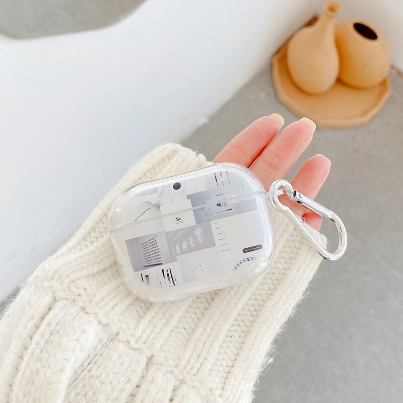 

Picture Print AirPods Case, White