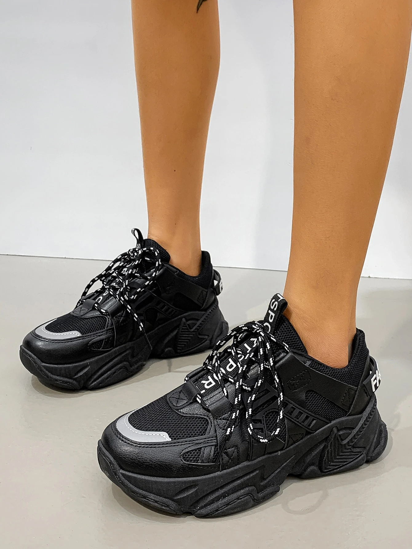 Kant Tekst Sneaker | SHEIN Nederland