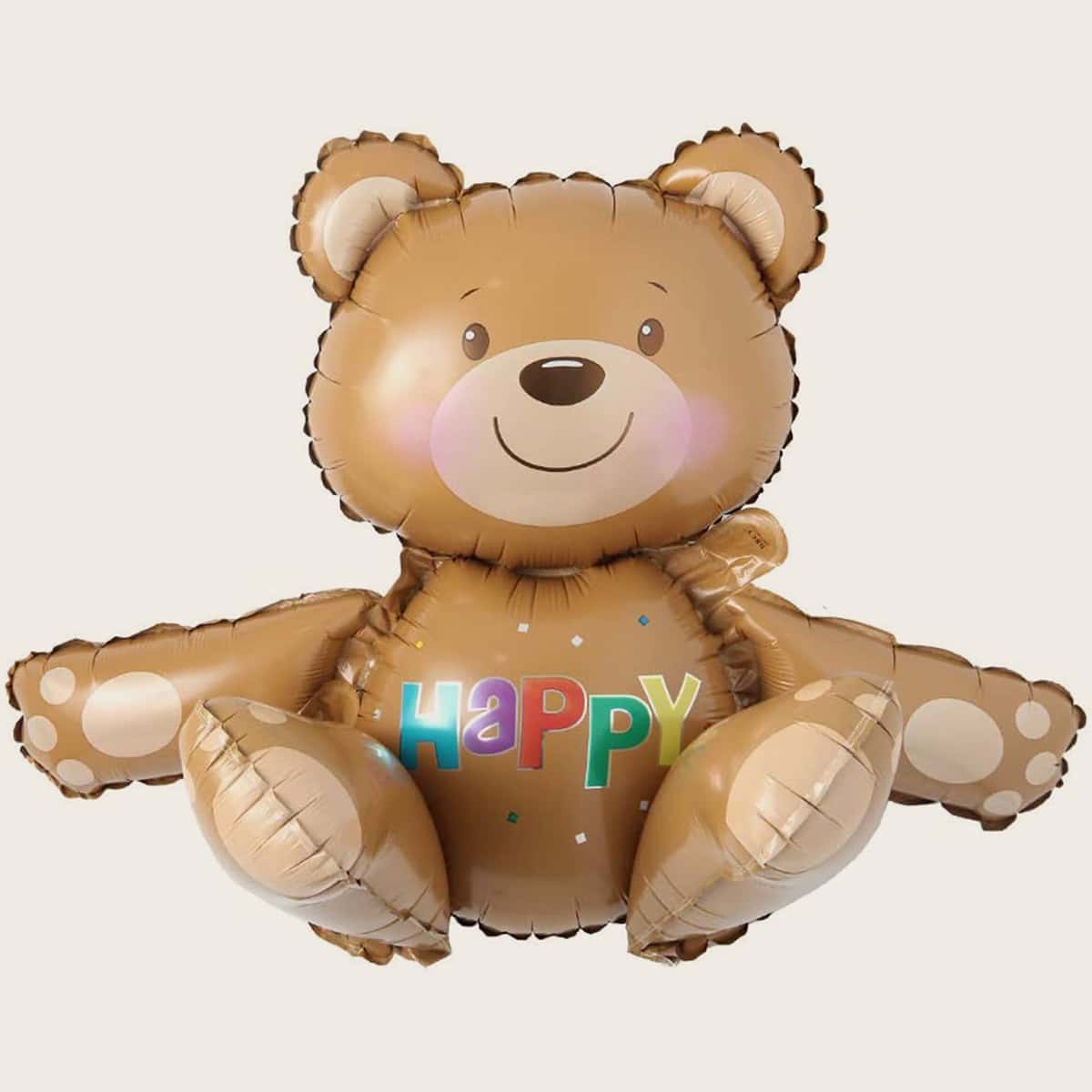 

1pc Bear Shaped Balloon, Camel
