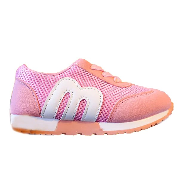

Toddler Boys Lace-up Front Mesh Panel Sneakers, Pink