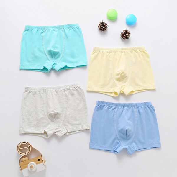 

Boys 4pcs Cartoon Lion Graphic Boxer Brief, Multicolor
