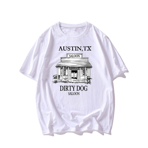 

Men Letter Graphic Short Sleeve Tee, White