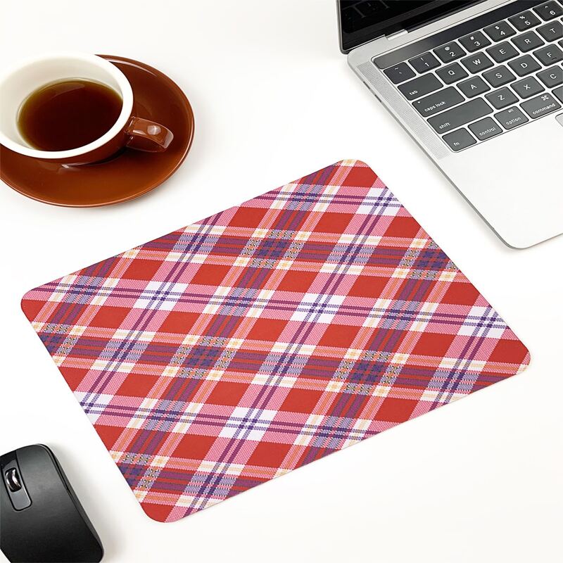 

Plaid Mouse Pad, Multicolor
