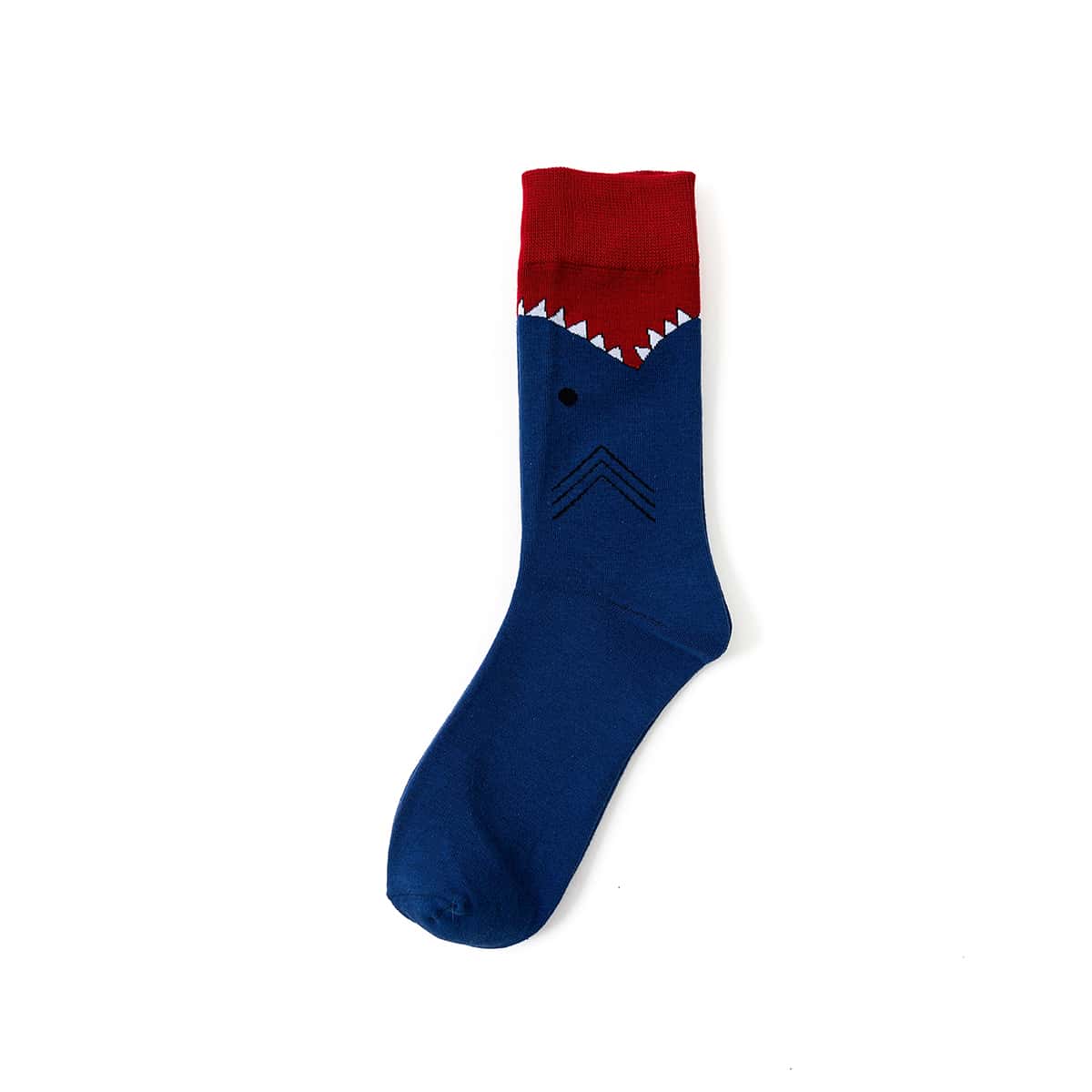

Guys 1pair Cartoon Colorblock Crew Socks, Green