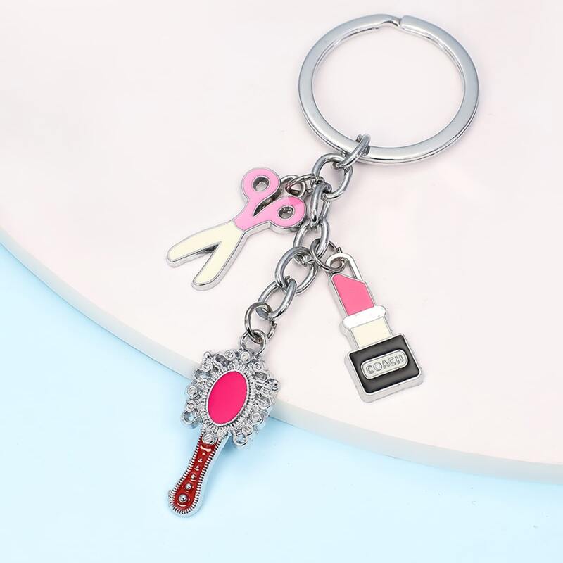 

Lipstick Charm Keychain, Multicolor