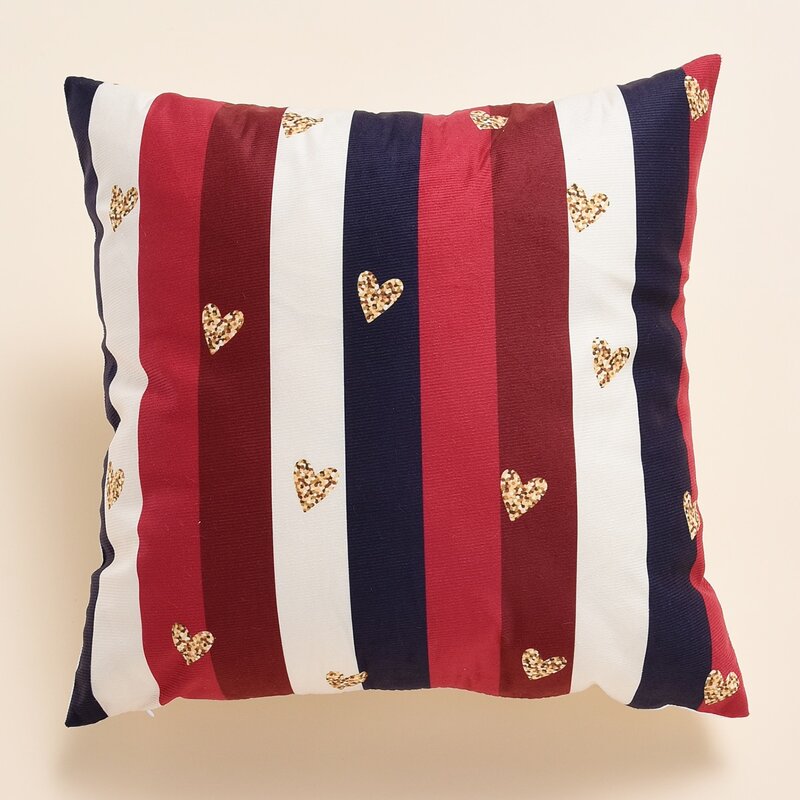 

Striped Pattern Cushion Cover Without Filler, Multicolor