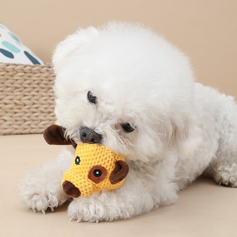 

Cartoon Dog Design Pet Sound Toy, Multicolor