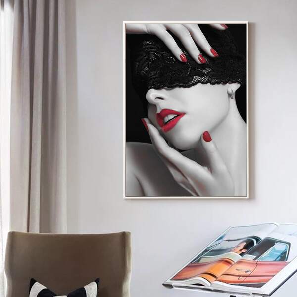 

Figure Graphic Wall Painting Without Frame, Multicolor