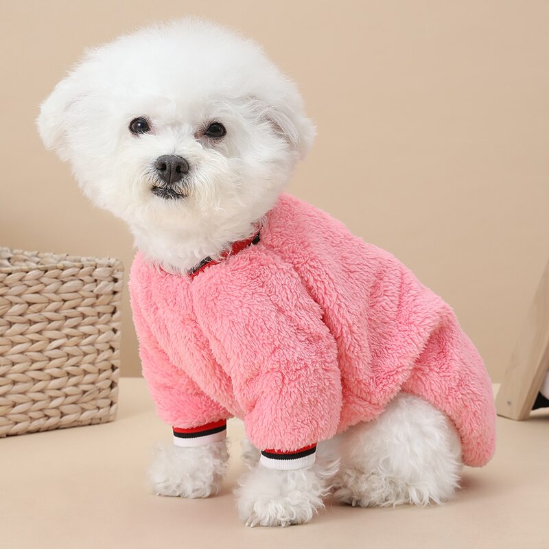 

Plush Pet Sweatshirt, Baby pink