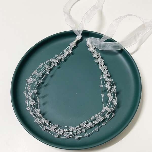 

Crystal Decor Hair Accessory, Silver