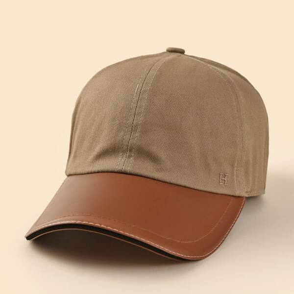 

Letter Embroidery Baseball Cap, Camel