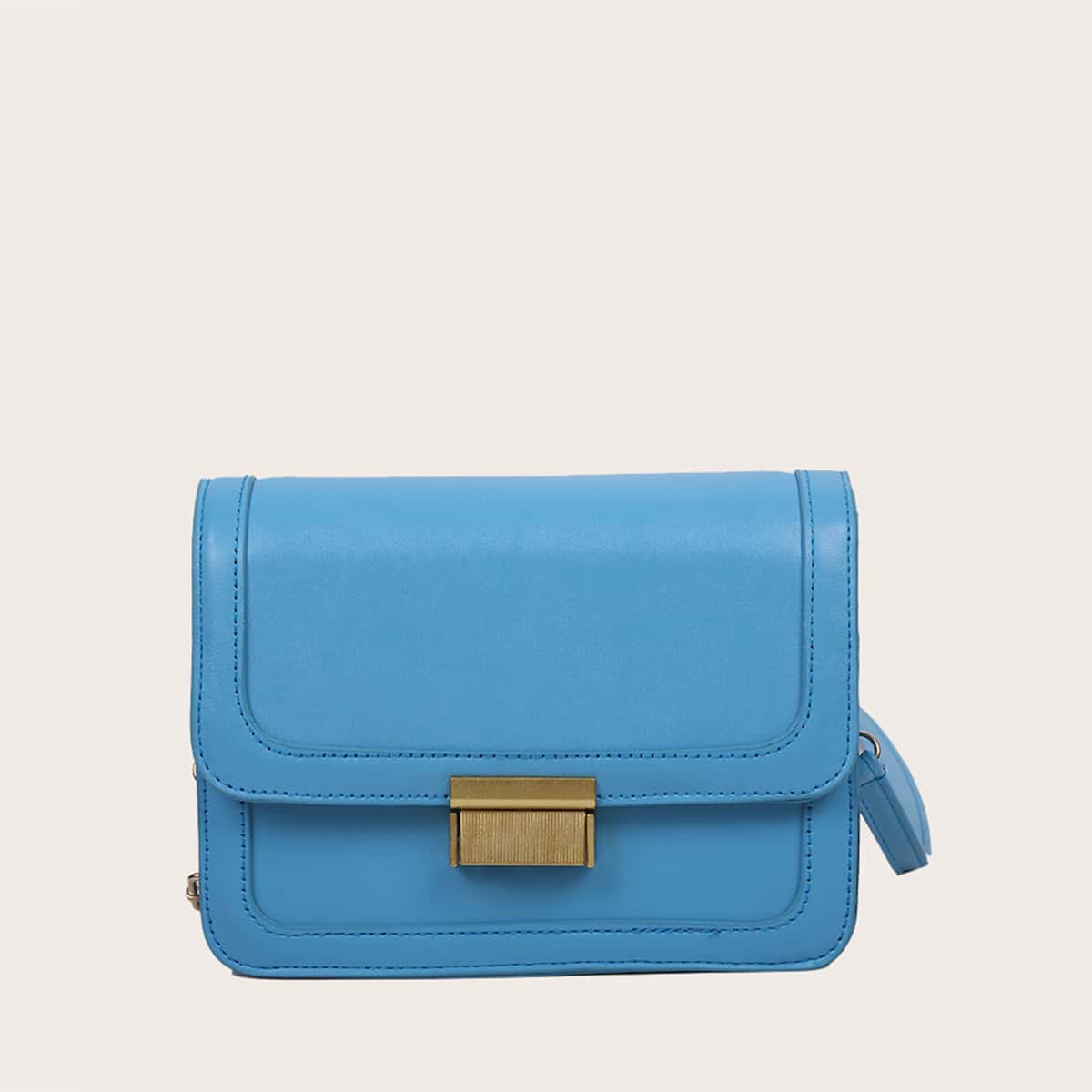 

Minimalist Flap Crossbody Bag, Blue