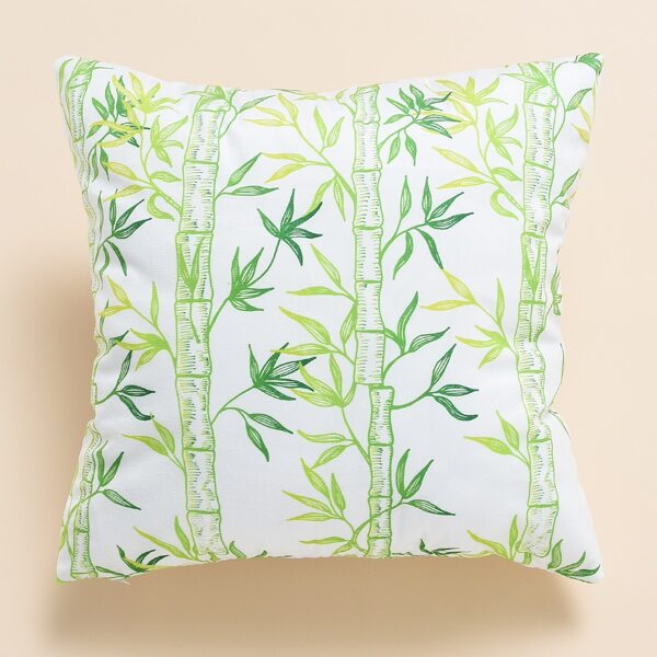

Bamboo Print Cushion Cover Without Filler, Multicolor