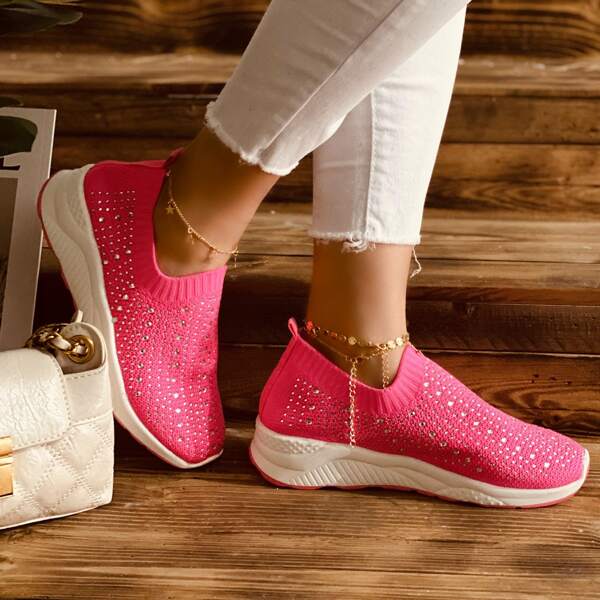 

Slip On Chunky Sneakers, Hot pink