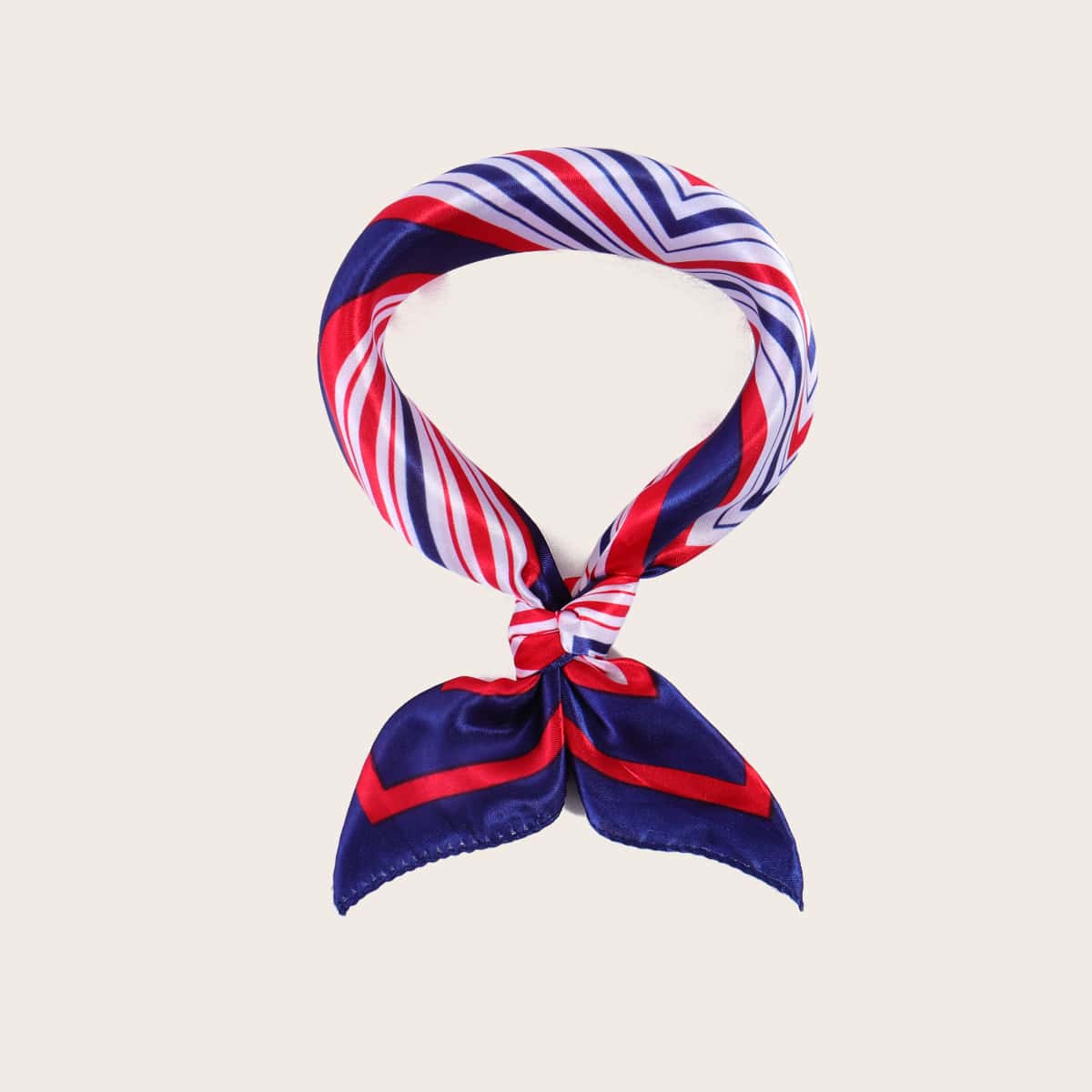 

Colorblock Striped Bandana, Multicolor