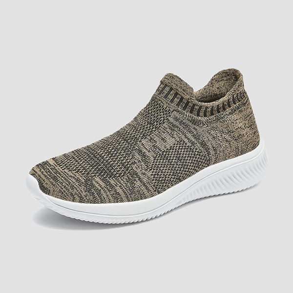 

Men Knit Running Shoes, Khaki