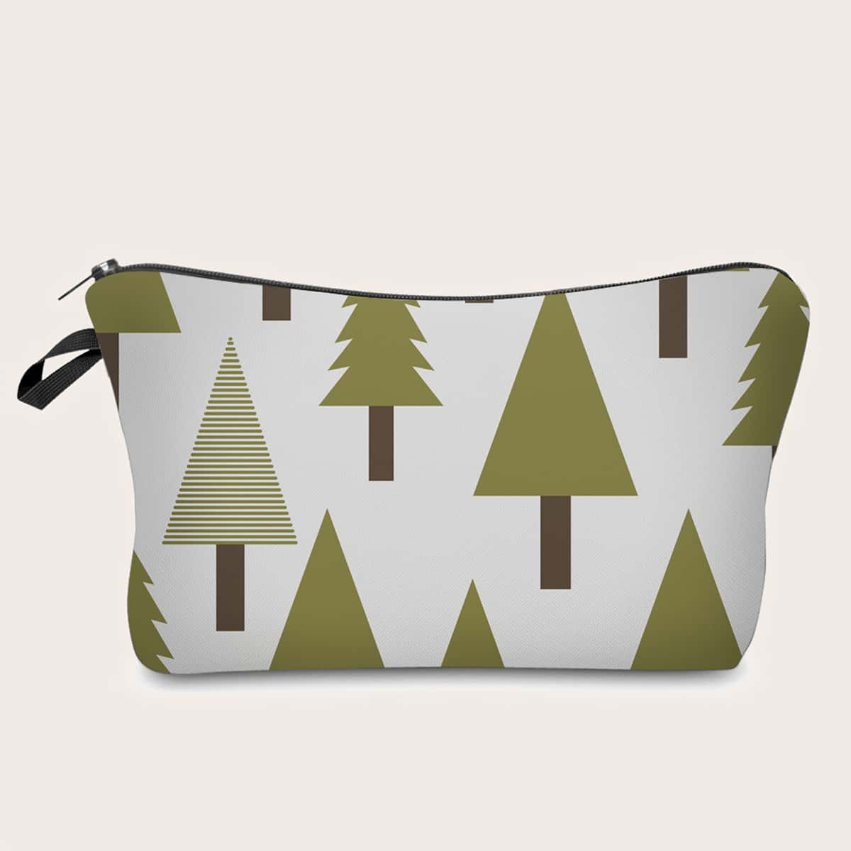 

Tree Print Makeup Bag, Multicolor