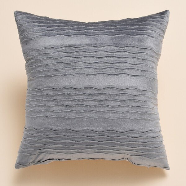 

Solid Color Cushion Cover Without Filler, Grey