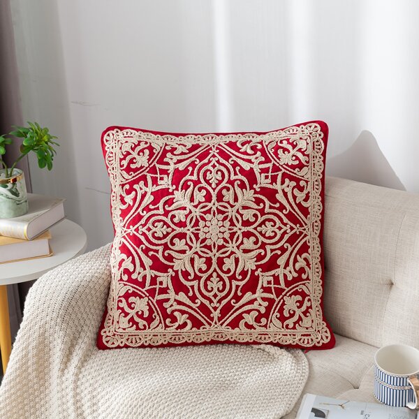 

Woven Pattern Cushion Cover Without Filler, Multicolor