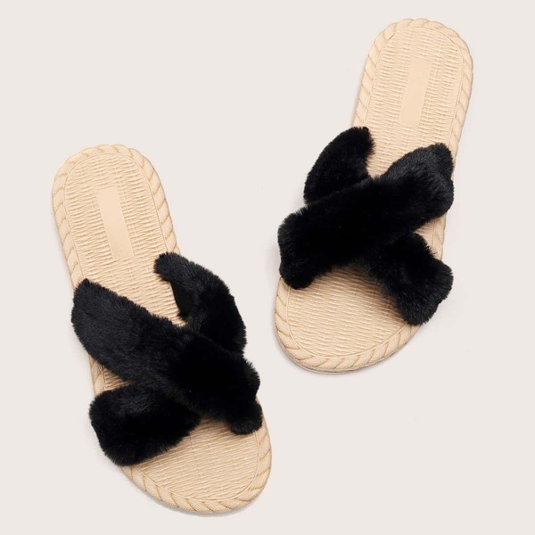 

Criss Cross Slides, Black