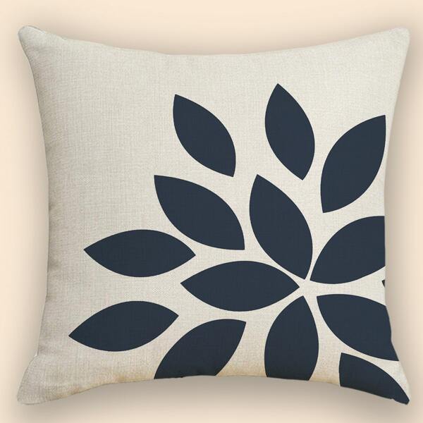 

Graphic Print Cushion Cover Without Filler, Multicolor