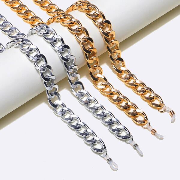 

2pcs Metal Glasses Chain, Multicolor