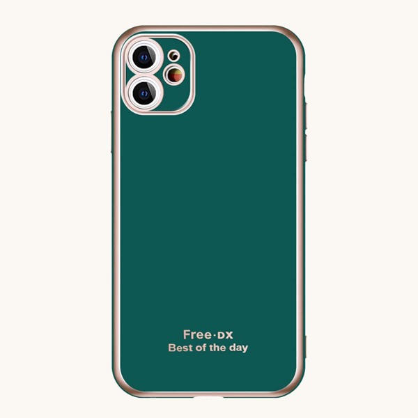 

Contrast Frame iPhone Case, Dark green