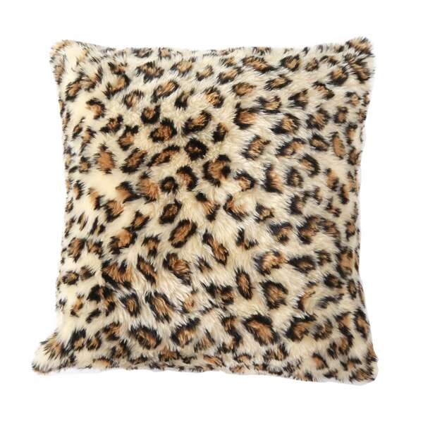 

Leopard Print Cushion Cover Without Filler, Multicolor