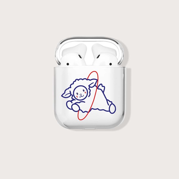 

Cartoon Sheep Clear Airpods Case