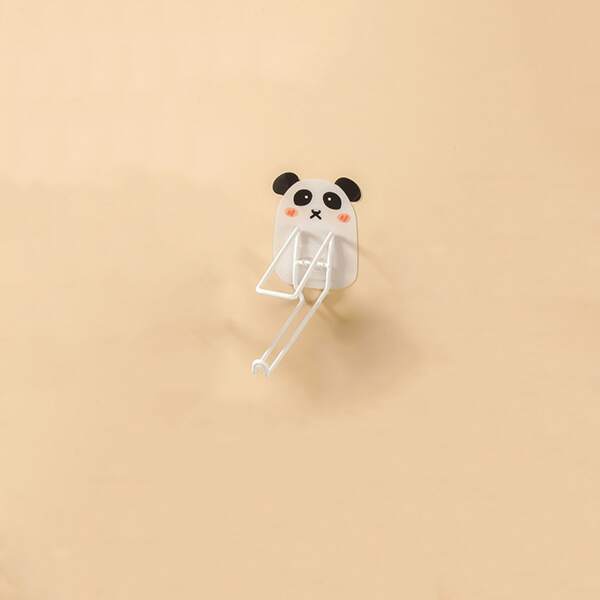 

1pc Cartoon Design Storage Rack, White