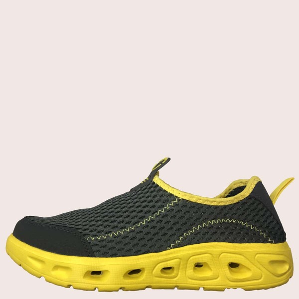 

Men Stitch Detail Slip On Sneakers, Dark grey