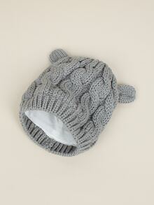 Bebe Bonnet En Tricot Avec Oreilles Gants Mode En Ligne Shein France