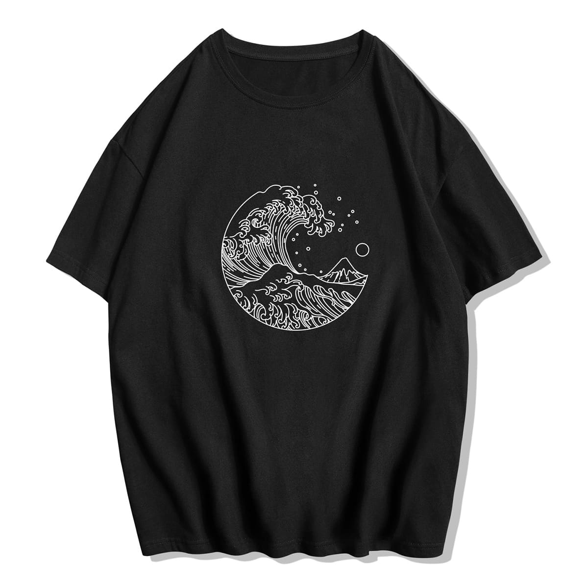 

Guys Wave Graphic Tee, Black