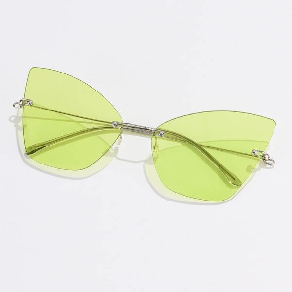 

Tinted Lens Rimless Sunglasses