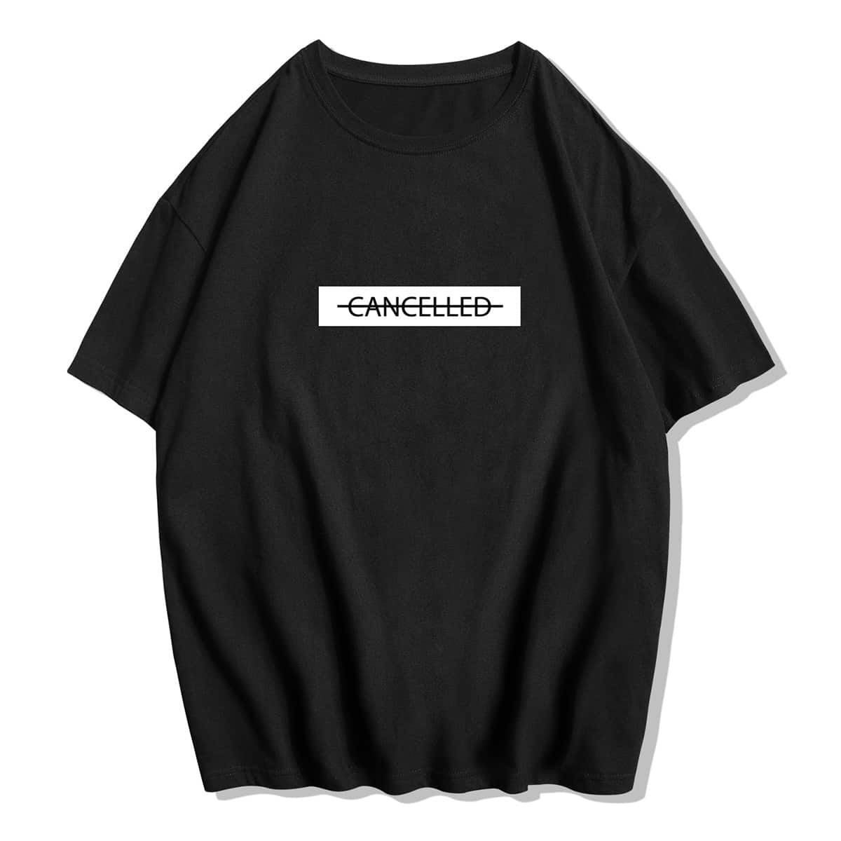 

Guys Letter Graphic Tee, Black