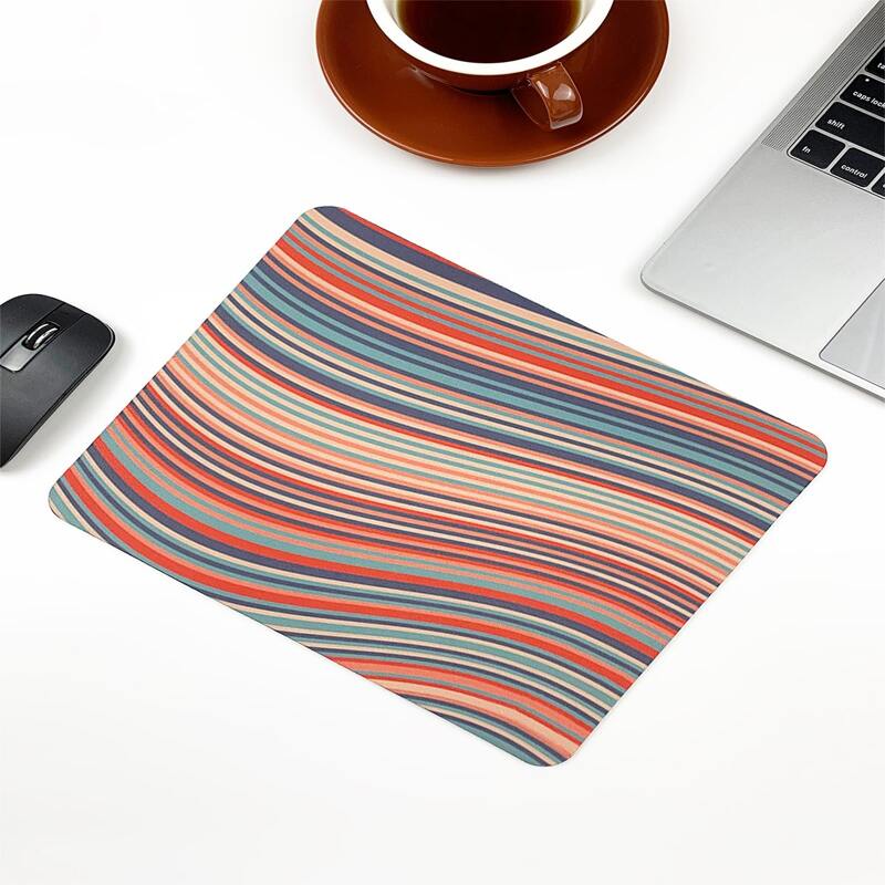 

Colorful Stripe Mouse Pad, Multicolor